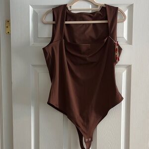 Chic Brown Shapewear Bodysuit